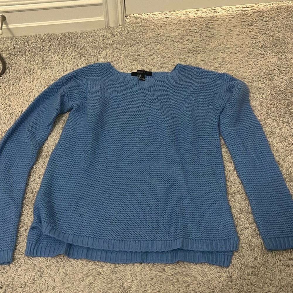 Forever 21 Knit Blue Sweater